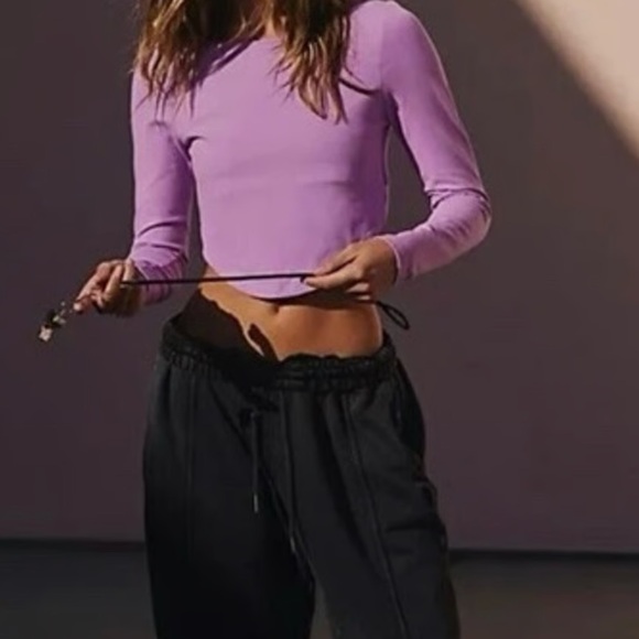 FP Movement by Free People Tops - FP Movement Long Sleeve Crop Open Back Top      Size Large- NWOT